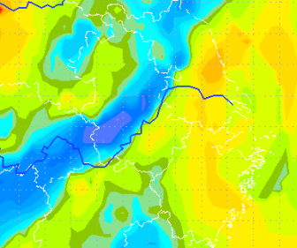 可降水量24小时变化