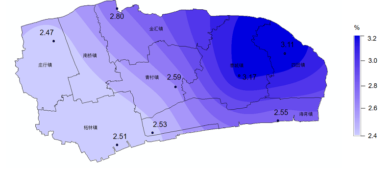 上海奉贤地区极端降水时空分布特征的探究