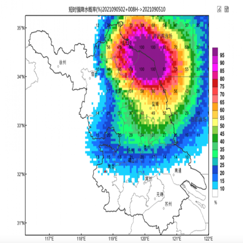 基于深度学习和PWAFS的短时强降水预报