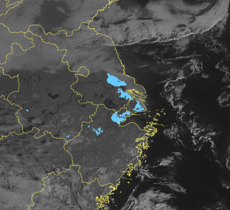 2016年11月06日08时00分的大雾分布图